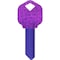Hillman HILLMAN DIVA Blue Glitter House/Office Universal Key Blank KW1 Single 89945 - alternate 5